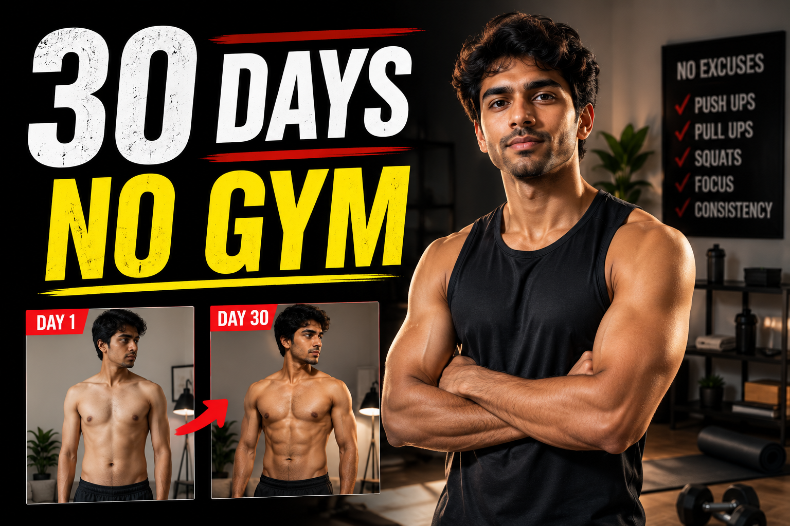 30 Days No Gym thumbnail result for Fitness