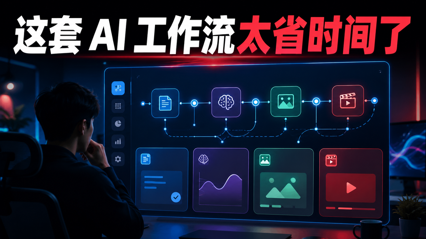 Chinese thumbnail example: AI 自动化工作流